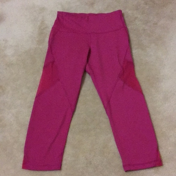 Old Navy pink cropped workout leggings - Picture 1 of 4